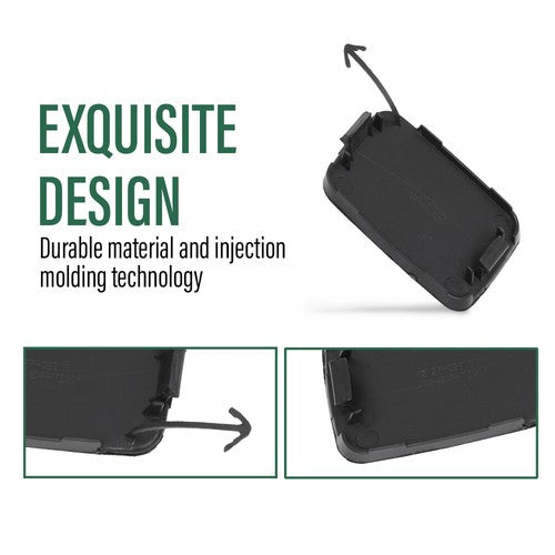 Solid Spare Fit For 2010-2012 Lexus RX350 RX450h Front Bumper Tow Hook Eye Cover Left+Right