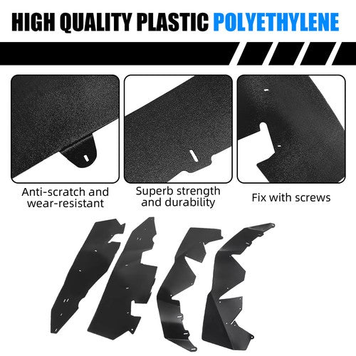 Solid Spare Front&Rear Fender Extensions (Flares) for Honda Talon 1000-R - LIFETIME WARRANTY