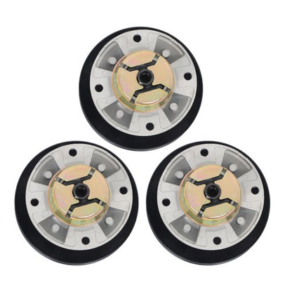 Solid Spare AM121342 AM115720 AM116065 3x Spindle Assembly w/Pulley For John Deere AM115528