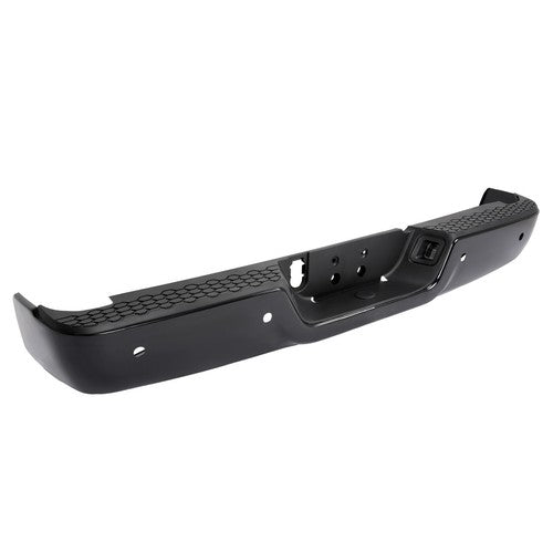 Solid Spare Black Rear Bumper Assembly For Ram 2500 3500 2013-2018 With Sensor Holes
