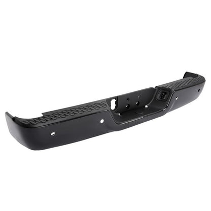 Solid Spare Black Rear Bumper Assembly For Ram 2500 3500 2013-2018 With Sensor Holes