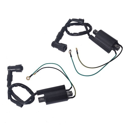 Solid Spare 2×Ignition Coil Set For Honda Motorcycle CB350 CL350 SL350 CJ360T CB360T USA