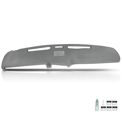 Solid Spare TPE Dashboard Dash Cover Gray Fit For 80-86 Ford F100 F150 F250 F350 Bronco