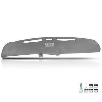 Solid Spare TPE Dashboard Dash Cover Gray Fit For 80-86 Ford F100 F150 F250 F350 Bronco