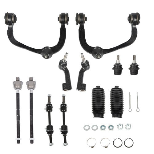Solid Spare For 09-14 Ford F-150 K80308 12pc Front Upper Control Arm Tierod Sway Bar 4WD