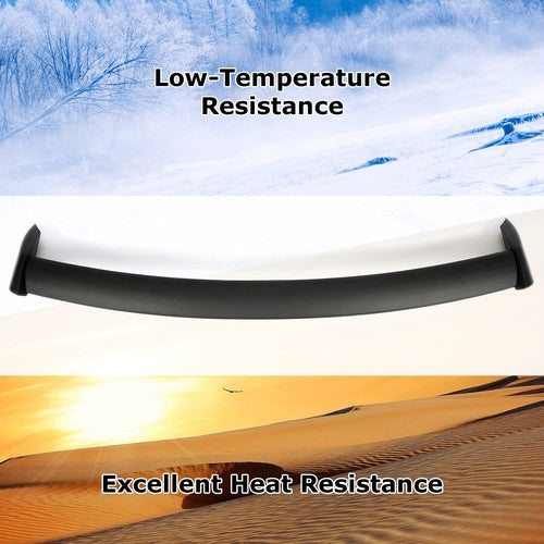 Solid Spare For 02-07 Subaru Impreza WRX New Black STI Style Rear Window Roof Spoiler Wing