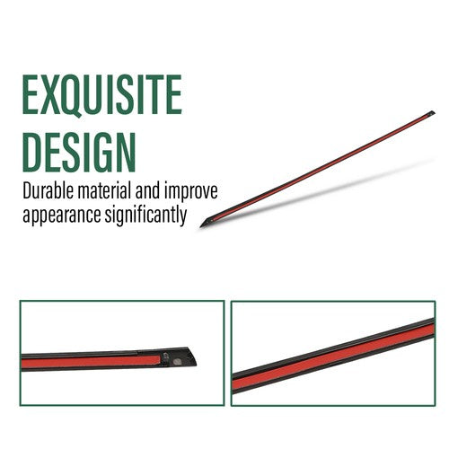 Solid Spare Fit For 11-15 Kia Optima Upper Door Panel Trim Chrome Molding Rear Left Side
