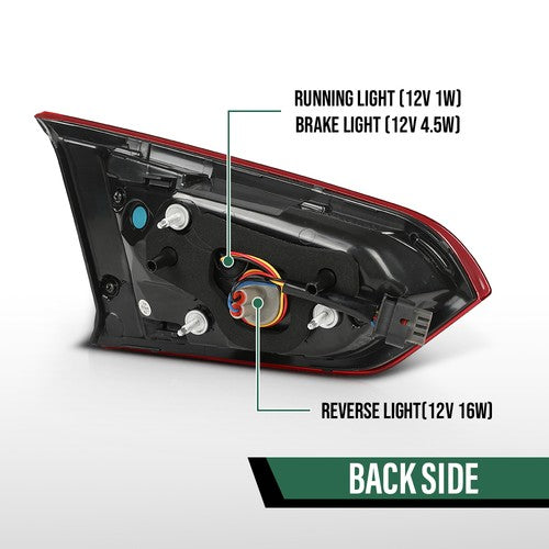 Solid Spare LED Tail Light Inner Rear Lamp Fit For 2019-2020 Buick Envision Right Side