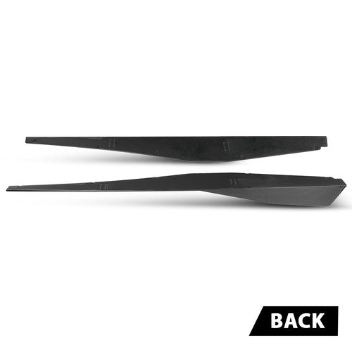 Solid Spare Fit For 2020 2021 2022 2023 Corvette C8 5VM Side Skirts Extension Lip Panel NEW