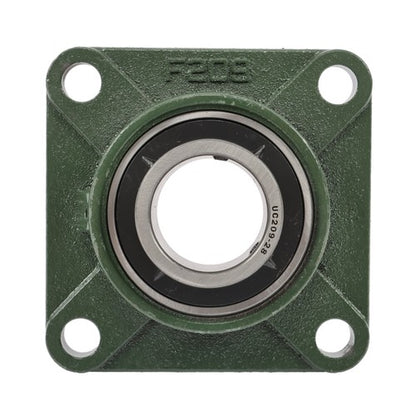 Solid Spare 2PCS UCF209-28 with seat bearing 1-3/4" Bore 4 Bolt Solid Base Self-Aligning ?