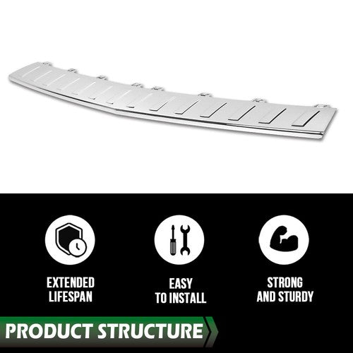 Solid Spare Rear Bumper Step Pad Fit For 13-15 Mercedes Benz GLK250/2010-2015 GLK350