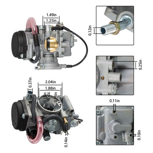 Solid Spare Carburetor Kit For Yamaha Big Bear Wolverine Kodiak Grizzly 250 350 400 450