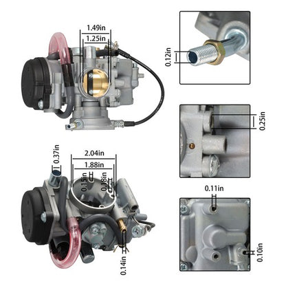 Solid Spare Carburetor Kit For Yamaha Big Bear Wolverine Kodiak Grizzly 250 350 400 450