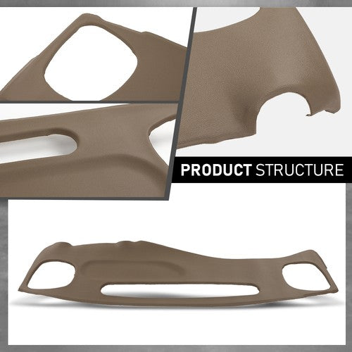Solid Spare Fit For 98-02 Chevy S10 Blazer GMC S15 Jimmy TPE Dash Board Cap Cover Pad Beige