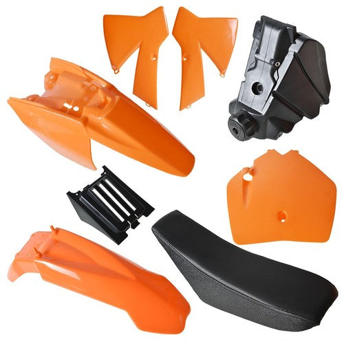 Solid Spare For Senior Adventure Junior 50cc SX SR JR Plastic Body Fender Tank Seat Kit