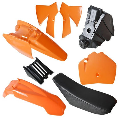 Solid Spare For Senior Adventure Junior 50cc SX SR JR Plastic Body Fender Tank Seat Kit