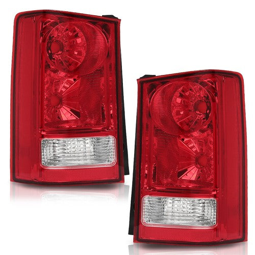 Solid Spare Fit For 2009-2015 Honda Pilot Tail Lights Brake Lamps Assembly w/o Bulbs