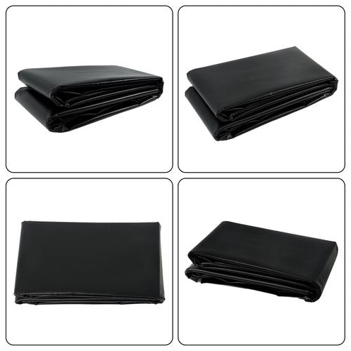 Solid Spare 15×20 Ft Pond Liners 20 Mil Waterproof Fish Liner For Water Garden HDPE Black