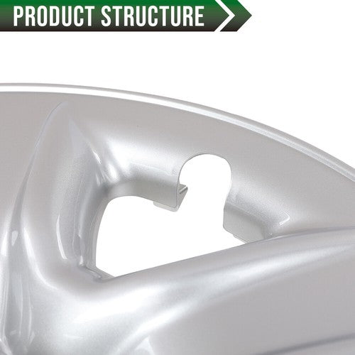 Solid Spare 4pcs 17" Wheel Skin Hub Cap Full Rim Cover Silver Fit For 2006-2012 Toyota RAV4
