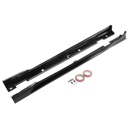 Solid Spare Side Skirt Extensions YF JDM Style For 10th Honda Accord 2018 2019 2020-2022