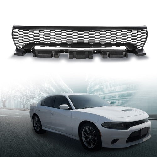 Solid Spare New Fit For 2020-2022 Dodge Charger 68422116AC Front Bumper Upper Grille Grill