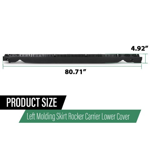 Solid Spare Fit For 2020-2022 Tesla Model Y Left Side Skirt Lip Splitter Carrier 149774100B