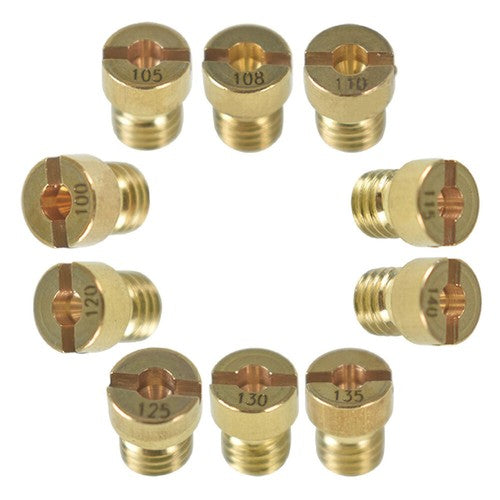 Solid Spare 10pcs Carburetor Main Jet kit &(10pcs Set) Slow/Pilot Jet For PWK OKO CVK New