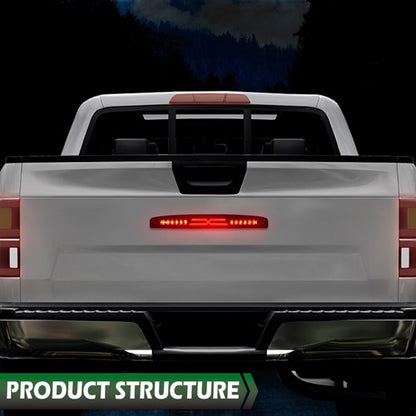 Solid Spare Fit For 2003-2006 Dodge Ram 2500 3500 LED Rear Center Tailgate Brake Light Red