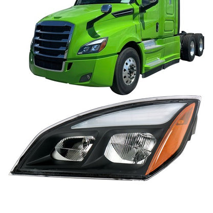 Solid Spare For Freightliner Cascadia LED Left Driver Side Headlight Headlamp Fit 2018-2022