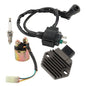 Solid Spare For Honda Rancher TRX350 2000-06 Rectifier Starter Solenoid Relay& Ignition Coil