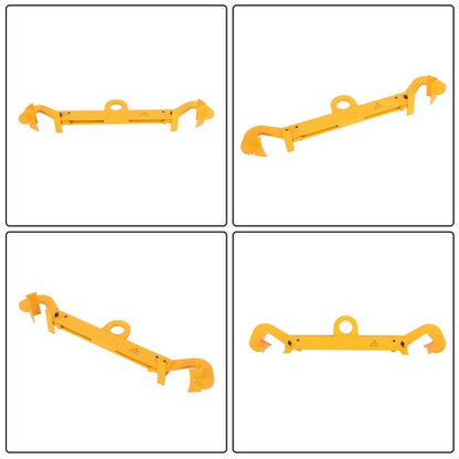 Solid Spare 15.7-22.4" Vertical Drum Clamp Lifter for 55 Gallon Steel& Plastic Drums 1100LBS
