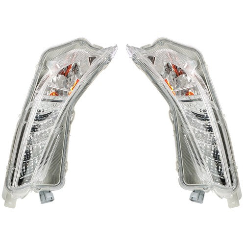 Solid Spare Fit For Toyota Camry XLE XSE 2015-17 Front LED Fog Lights Lamps Driver&Passenger