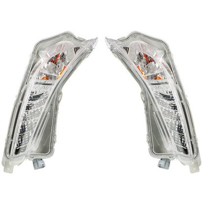 Solid Spare Fit For Toyota Camry XLE XSE 2015-17 Front LED Fog Lights Lamps Driver&Passenger