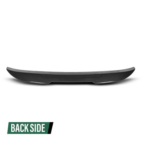 Solid Spare Fit For 11-17 BMW F10 5 Series M5 Rear Trunk Spoiler Wing Carbon Look PSM Style