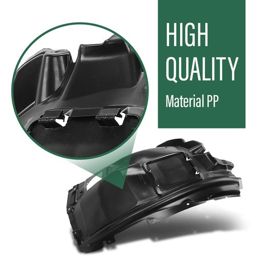 Solid Spare Front Fender Liner Inner Splash Shield Fit For 2018-2024 BMW X4 X3 Left Side