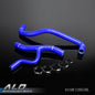 Solid Spare Blue Silicone Radiator Coolant Hose Kit Fit For 96-04 Ford Mustang GT 4.6L