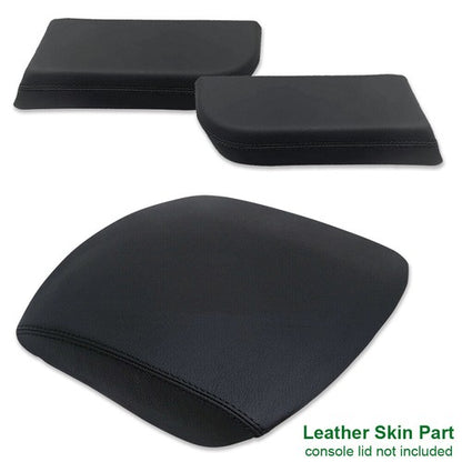 Solid Spare Fit For 09-15 Honda Pilot Leather Center Console Front Door Armrest Cover