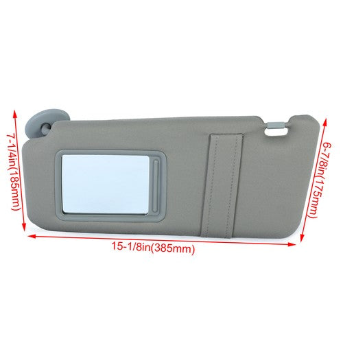 Solid Spare Left Driver Side Sun Visor Sunshade with/without sunroof For Toyota Camry 07-11