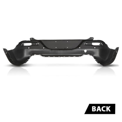 Solid Spare Fit For 2014 2015 2016 2017 2018 Jeep Cherokee Rear Bumper Cover w/Park Assist