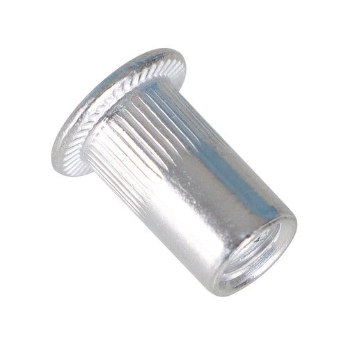 Solid Spare 100 Pack 10-24 Aluminum Flange Nutserts Rivet Nut Rivnut Nutsert