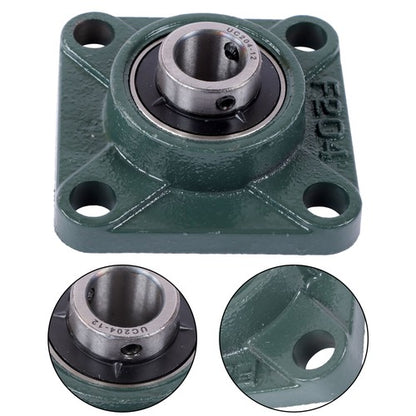 Solid Spare 10 Pcs UCP204-12 Pillow Block Flange Bearing 3/4" Bore 4 Bolt Solid Base