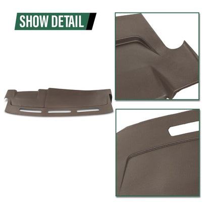 Solid Spare Dash Board Cover Cap Overlay Brown Fit For 2003-2006 Cadillac Escalade ESV EXT