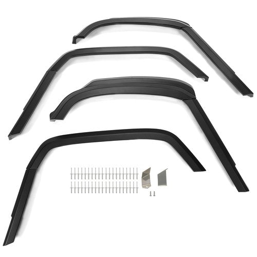 Solid Spare 8Pcs Fender Flares overfender W/ hardware For Hummer H1 /Humvee /HMMWV