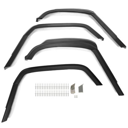 Solid Spare 8Pcs Fender Flares overfender W/ hardware For Hummer H1 /Humvee /HMMWV