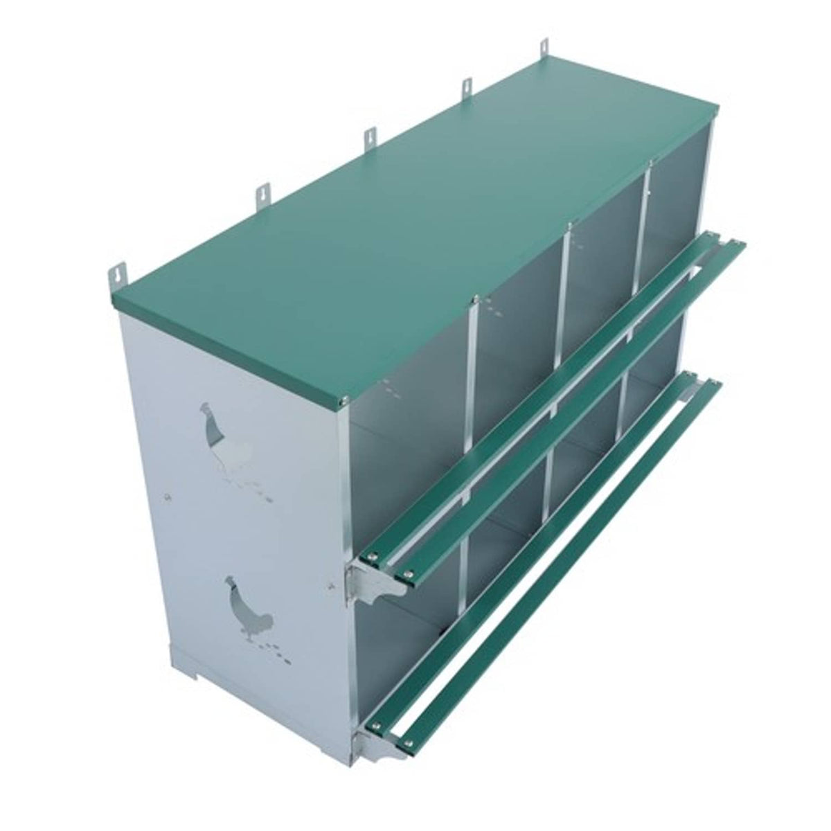 Solid Spare For Chicken Laying Eggs Hens Chicken Coop Box 8 Hole Chicken Nesting Boxes
