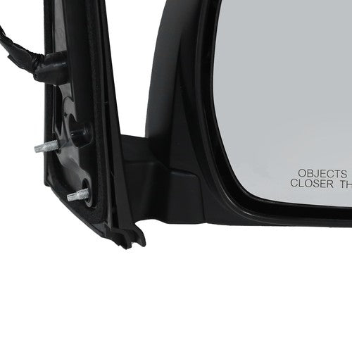 Black Smooth Power Heated Mirror for Toyota Sienna 2015-2020 Passenger RH Side