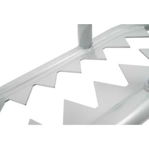 Solid Spare For Yamaha Banshee YFZ 350 (1987-2006) Silvery Powder-Coated Front Bumper Steel