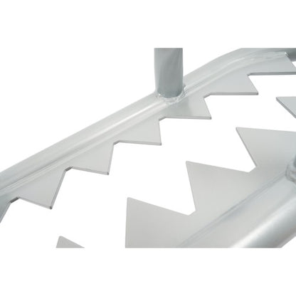Solid Spare For Yamaha Banshee YFZ 350 (1987-2006) Silvery Powder-Coated Front Bumper Steel