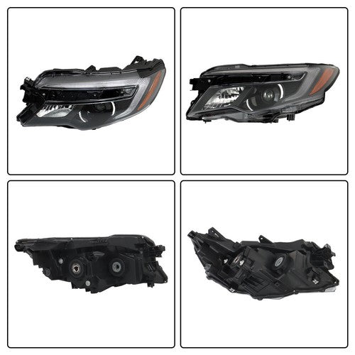 Solid Spare Headlight Assy For Honda Pilot LX 2016-2018/ Ridgeline 17-20 Halogen Driver Side