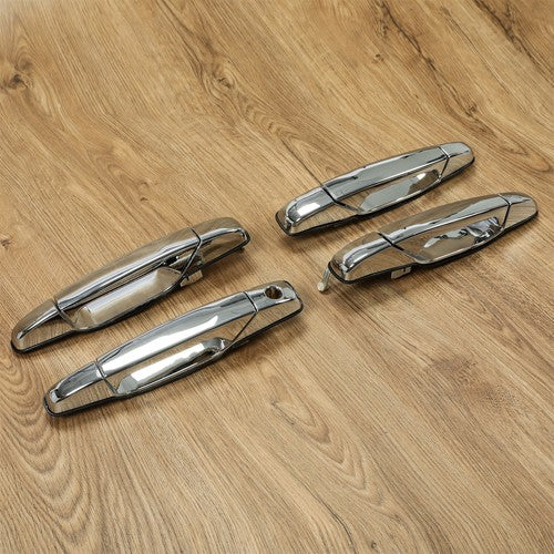 Solid Spare 4x Chrome Door Handles Left&Right For GMC Chevy Tahoe Yukon Sierra Denali 07-13